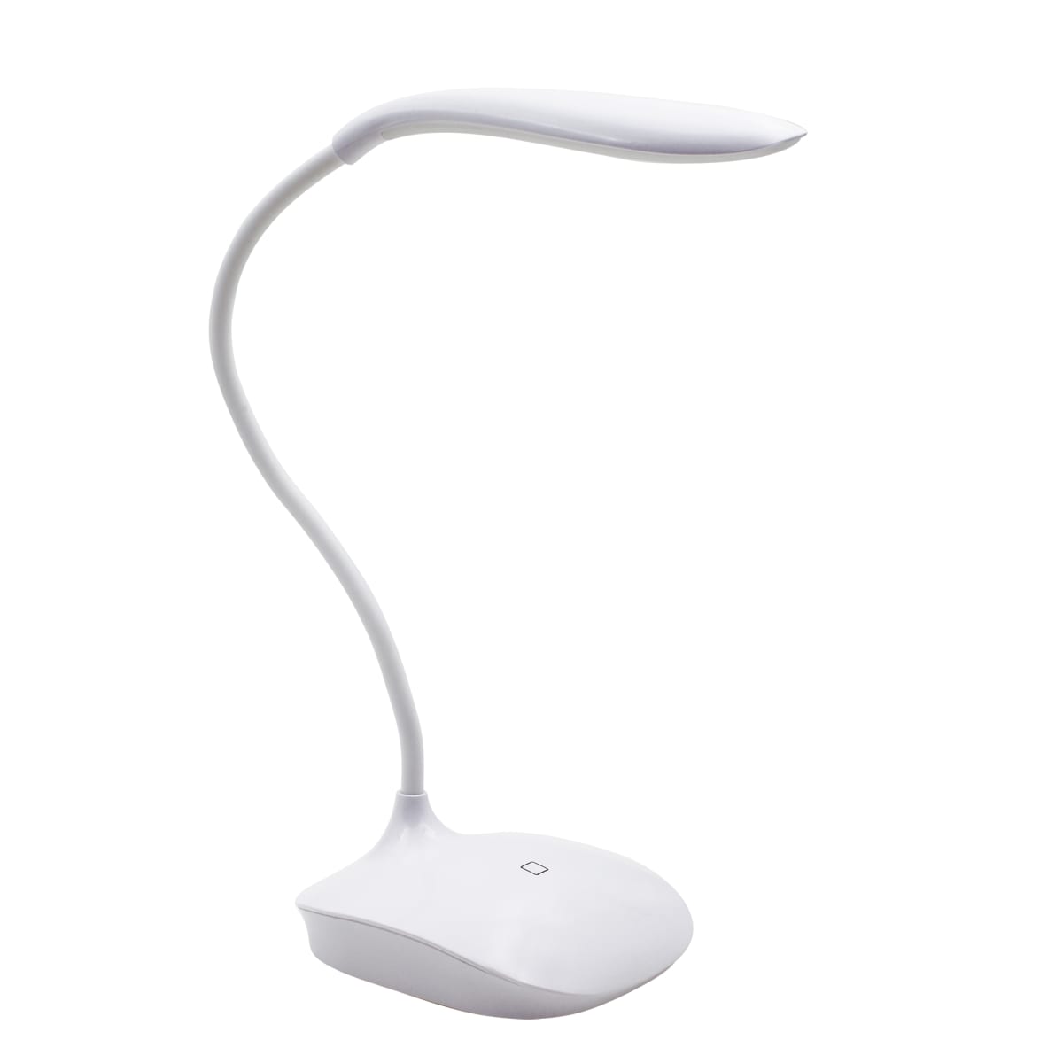 MURREY STUDIO LAMP PLASTIC WHITE H32 CM LED 3W TOUCH - best price from Maltashopper.com BR420007020