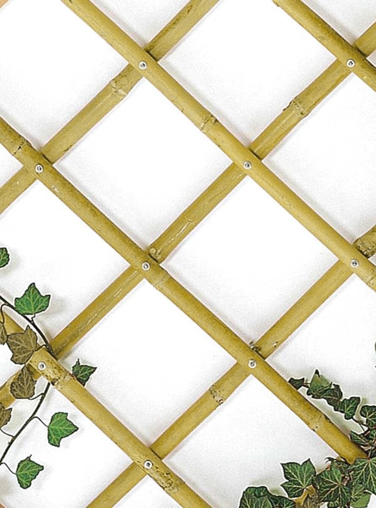 EXTENSIBLE NATURAL BAMBOO TRELLIS 90X180 CM - Premium Supports from Bricocenter - Just €24.99! Shop now at Maltashopper.com