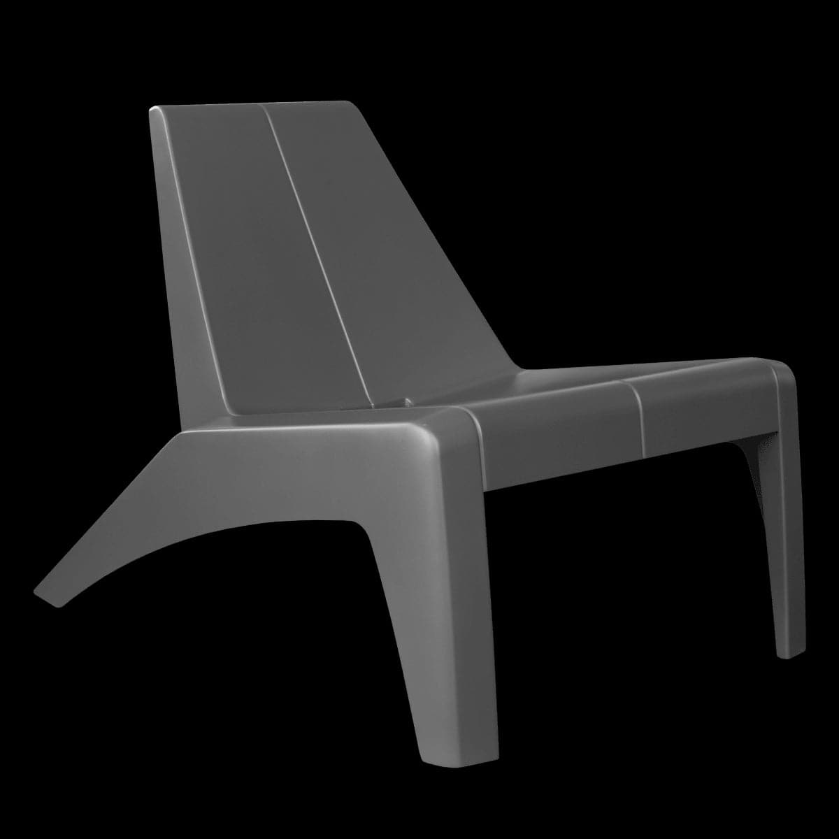Bricocenter HALIOS RELAX NATERIAL ANTHRACITE ARMCHAIR