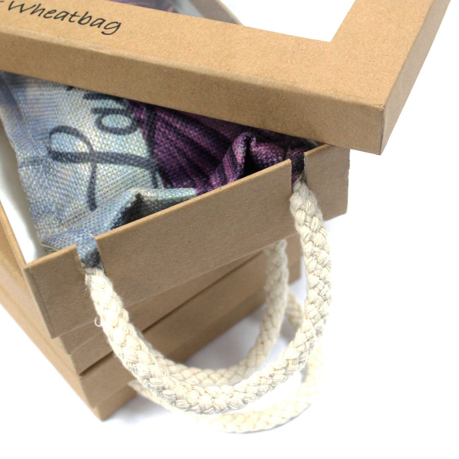Bliss Luxury Lavender Wheat Bag in Gift Box - Butterfly & Roses