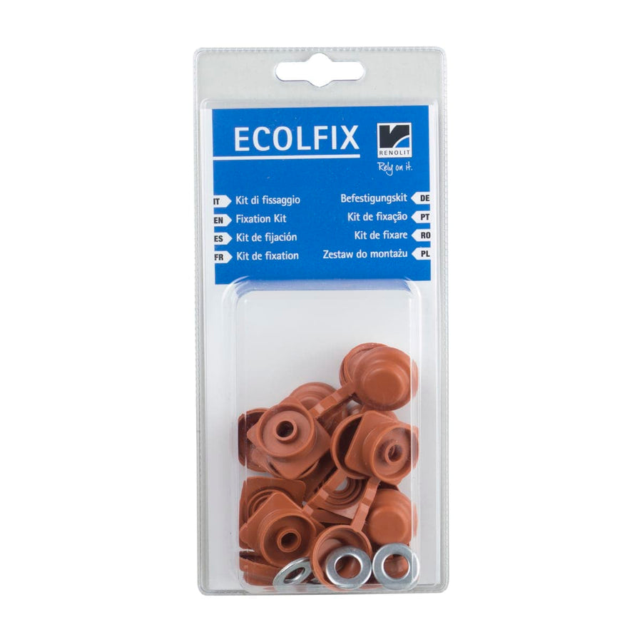 Bricocenter PACK.10PCS ECOLFIX TERRACOTTA