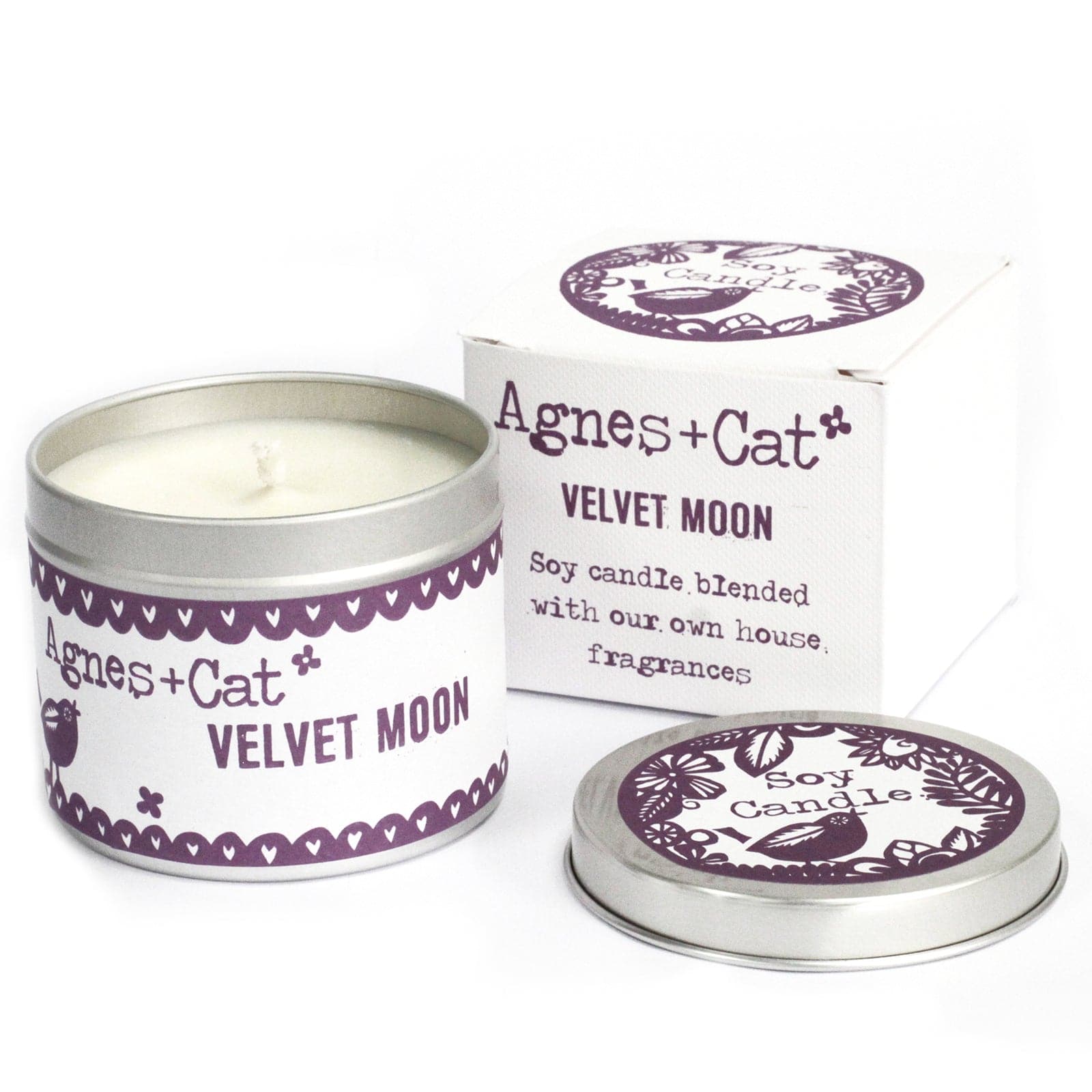 Tin Candle - Velvet Moon - best price from Maltashopper.com ACTC-13