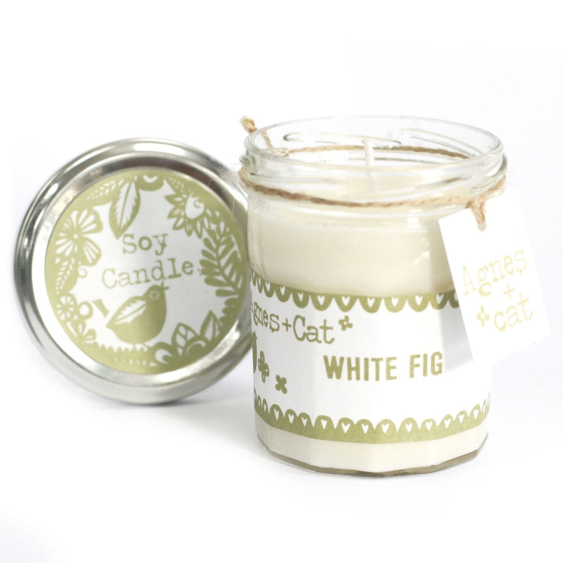 Jam Jar Candle - White Fig - best price from Maltashopper.com ACJJ-20