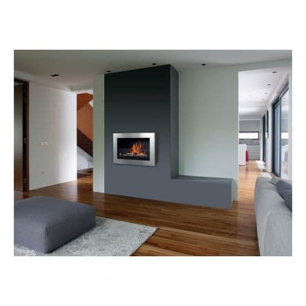 WALL-MOUNTED BIO-FIREPLACE TREVISO WHITE 450X650X180 - best price from Maltashopper.com BR430000510