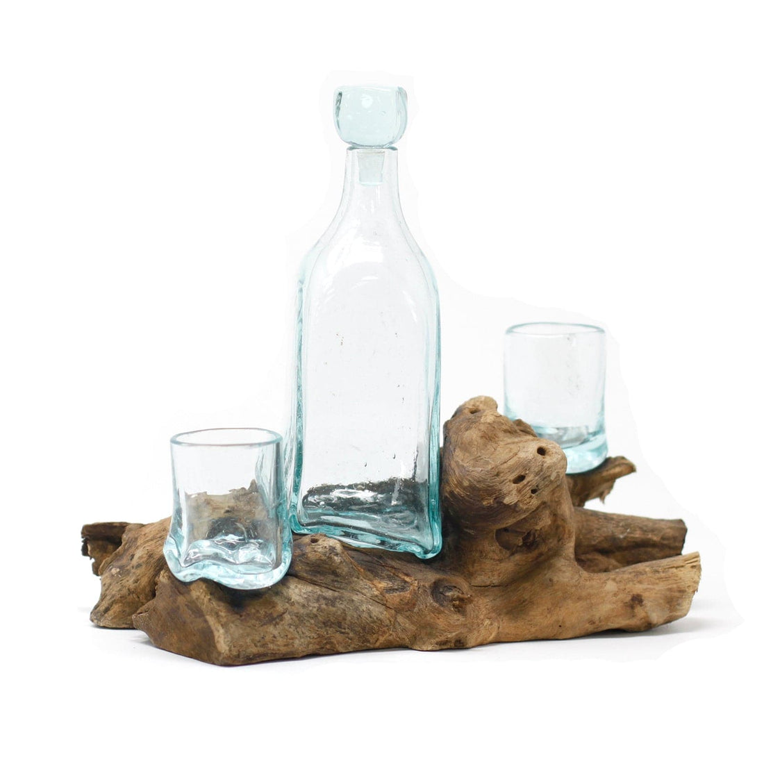 Molton Glass on Wood - Whisky Set - best price from Maltashopper.com MGW-07