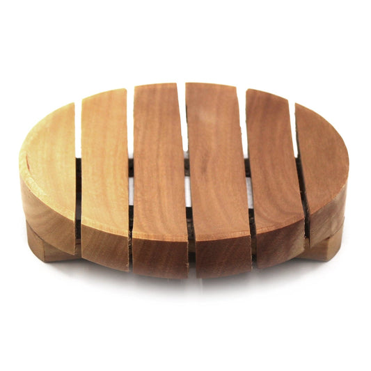 Bliss Classic Mahogany Soap Dish - Round