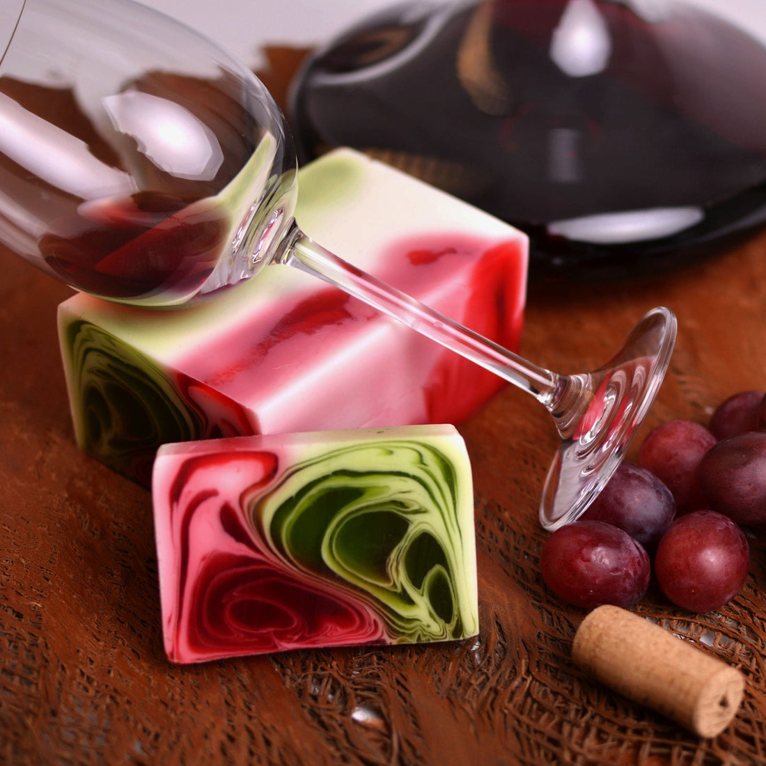 Handcrafted Soap - Grapes - Slice 100g - best price from Maltashopper.com HSBS-04