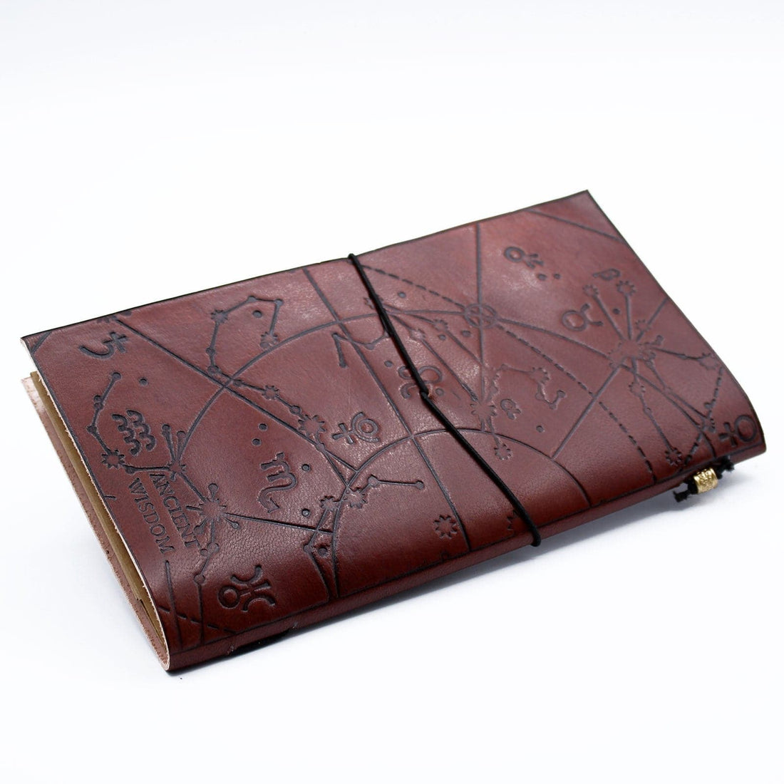 Handmade Leather Journal - My Bucket List Book - Brown (80 pages) - best price from Maltashopper.com MSJ-07