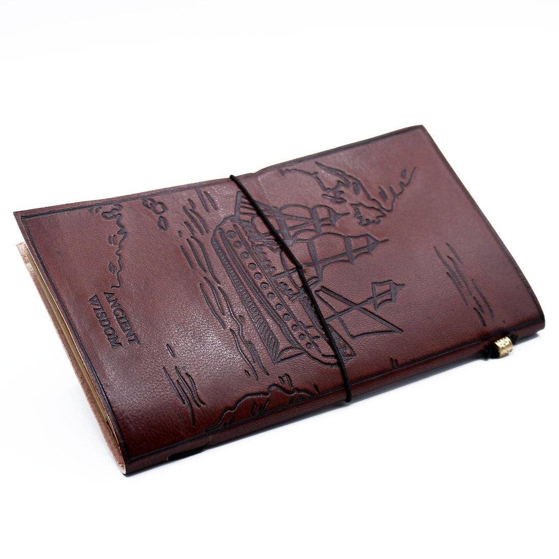 Handmade Leather Journal - Our Family Adventure Book - Brown (80 pages) - best price from Maltashopper.com MSJ-14