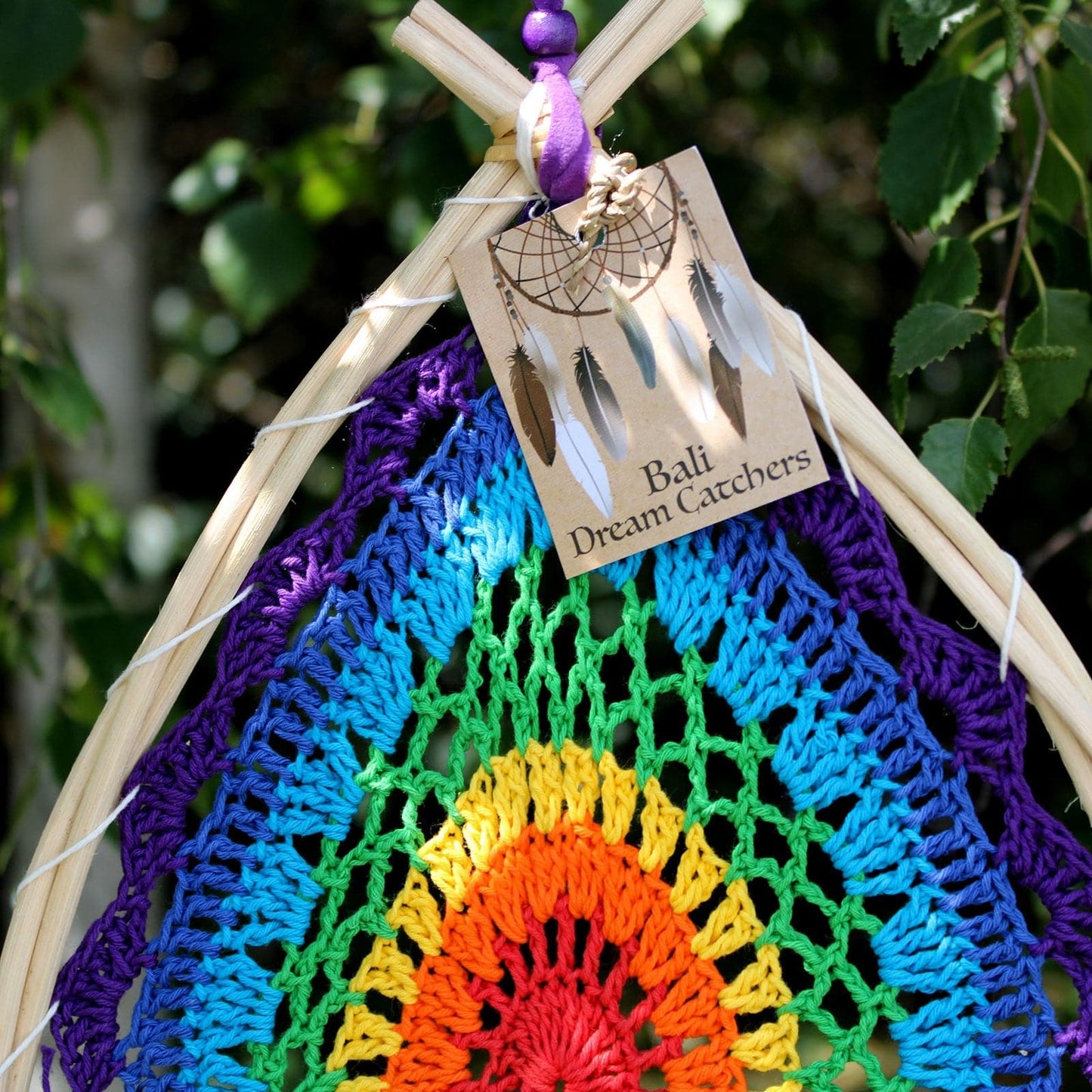 Bali Dreamcatchers - Large Multi Teardrop - best price from Maltashopper.com BDC-18