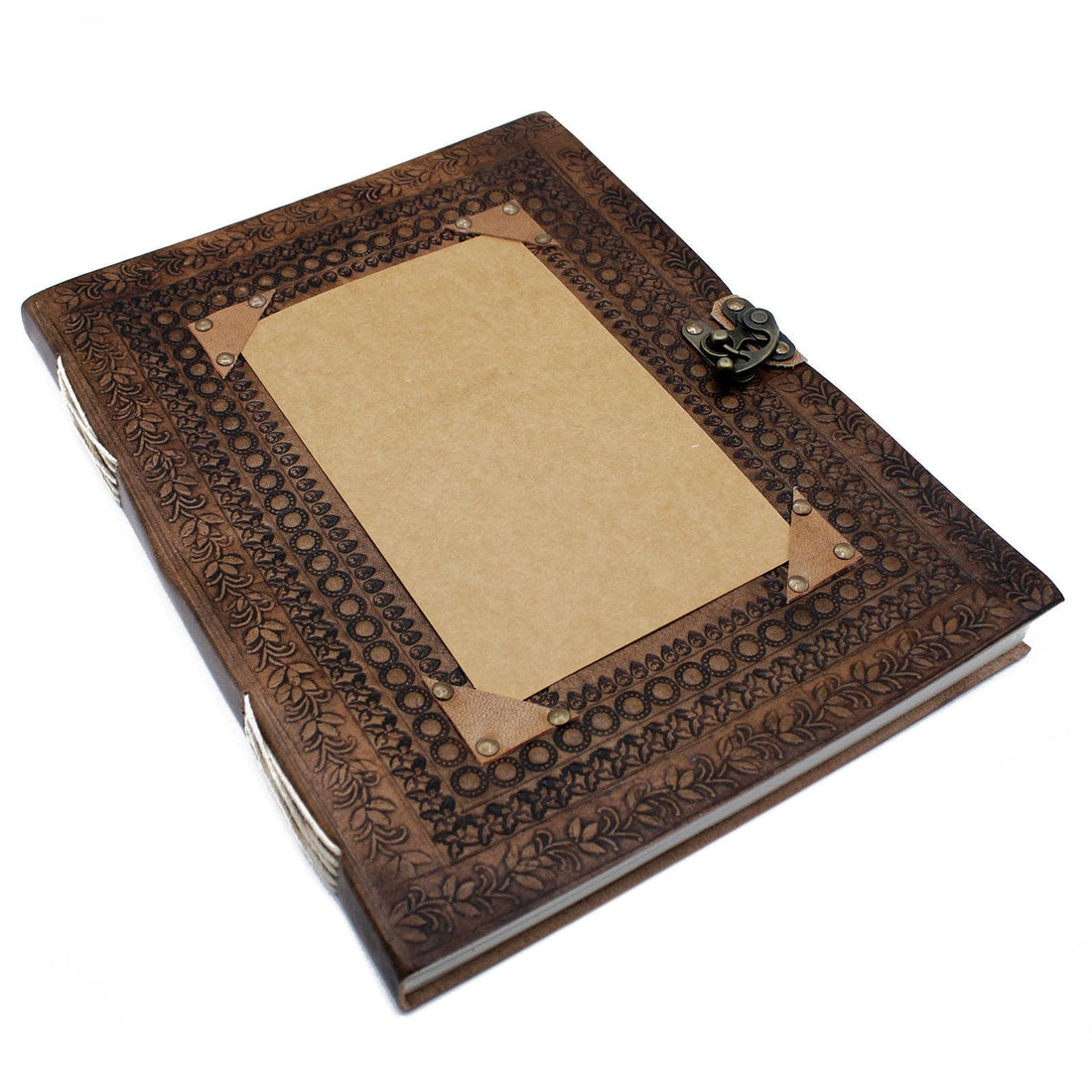 Huge Customisable Visitor Leather Book 10x13 (200 pages) - best price from Maltashopper.com LBN-21