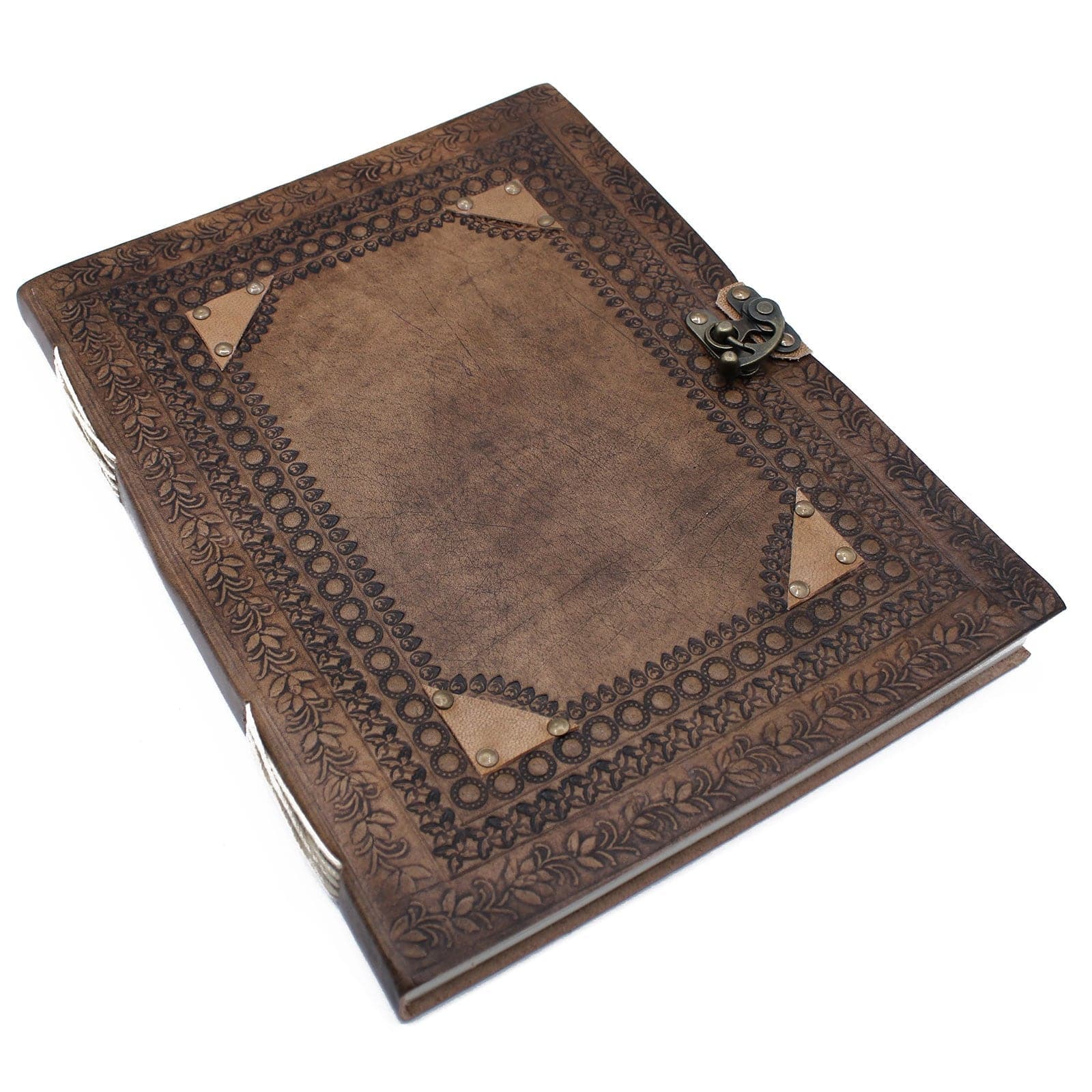Huge Customisable Visitor Leather Book 10x13 (200 pages) - best price from Maltashopper.com LBN-21