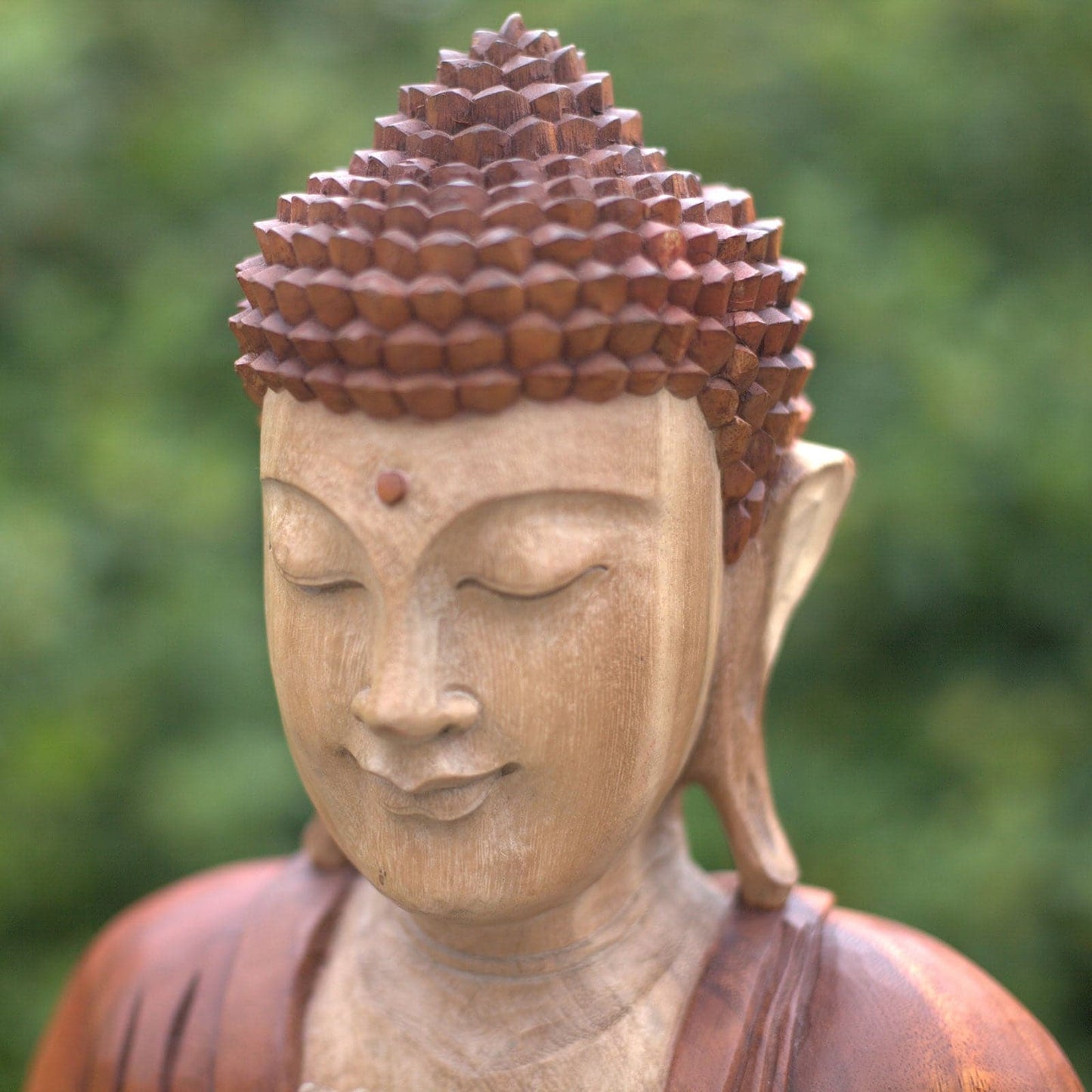 Bliss Hand Carved Buddha Statue - 80cm Welcome