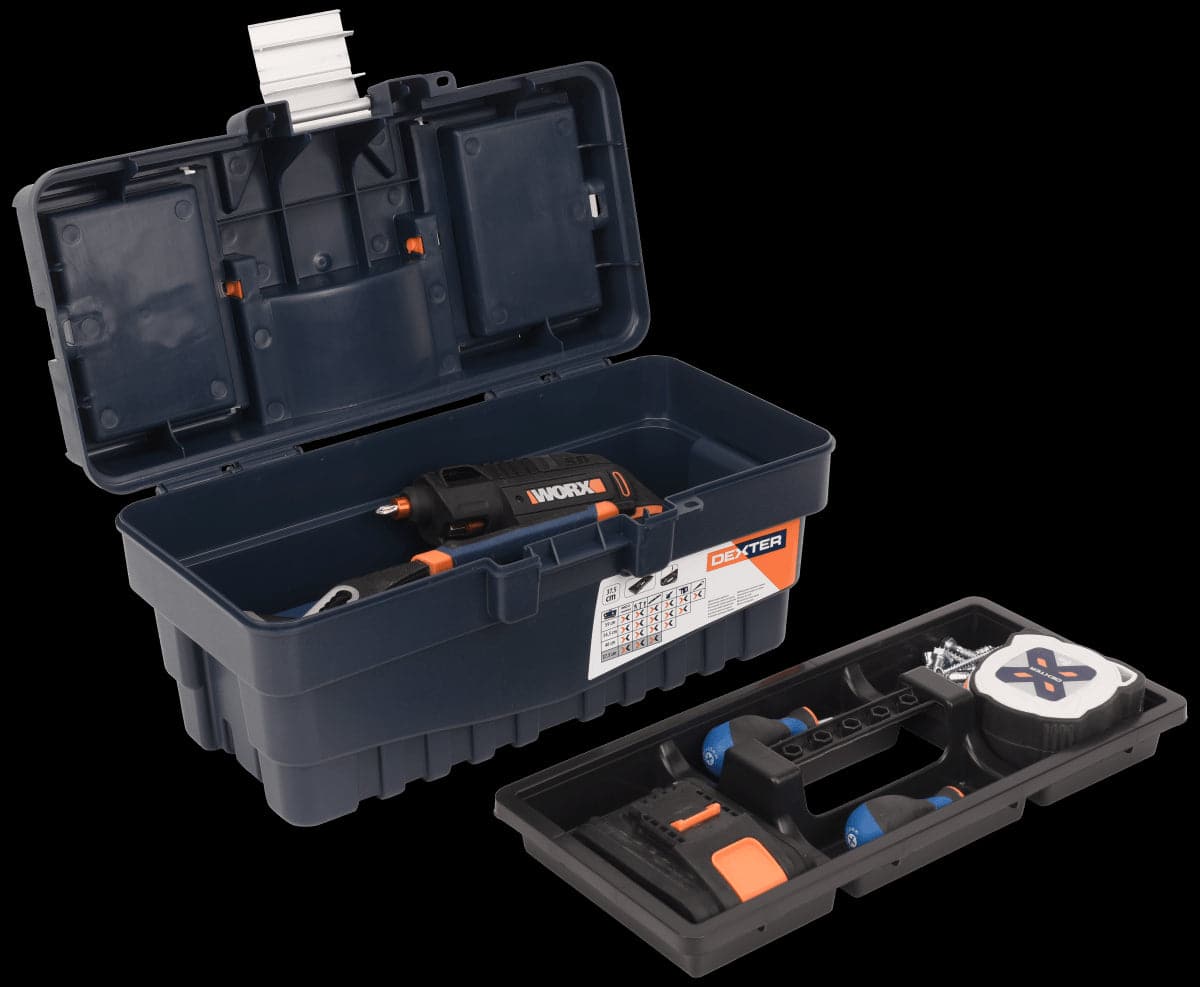 DEXTER TOOL CASE 20X19X37CM 16 INCH PLASTIC - Premium Tool Storage from Bricocenter - Just €15.99! Shop now at Maltashopper.com