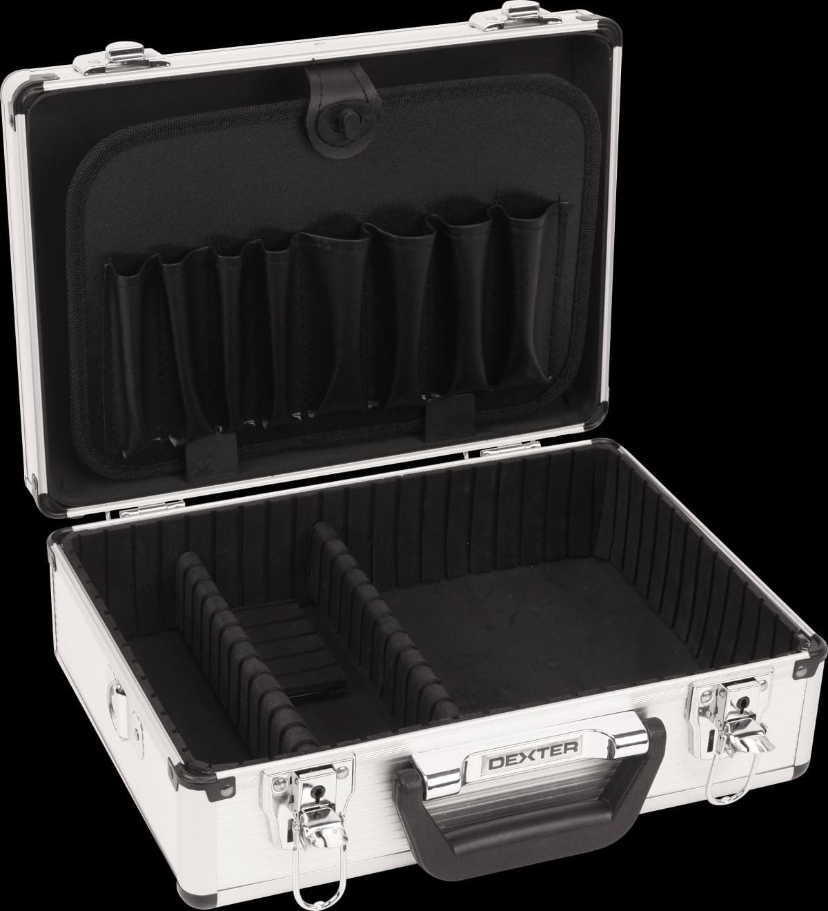 DEXTER ALUMINIUM BRIEFCASE 32X23X12 CM - best price from Maltashopper.com BR400500194