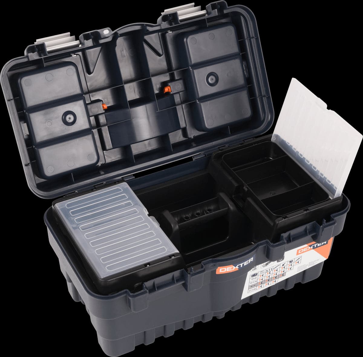 DEXTER TOOL CASE 26X24X46CM 19 INCH PLASTIC - Premium Tool Storage from Bricocenter - Just €22.99! Shop now at Maltashopper.com