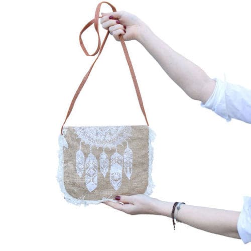 Fab Fringe Bag - Mandela Print - best price from Maltashopper.com FFB-05