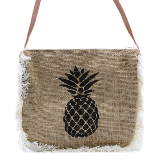 Fab Fringe Bag - Pineapple Print - best price from Maltashopper.com FFB-07