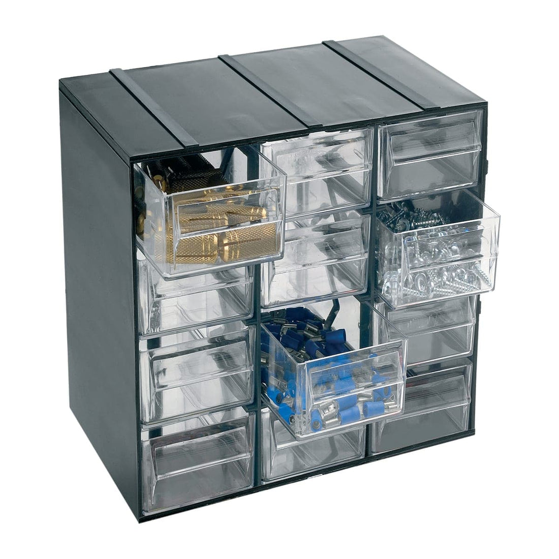 CHEST OF DRAWERS WITH 12 TRANSPARENT DRAWERS MEASURING 190X142X228MM - best price from Maltashopper.com BR400500248