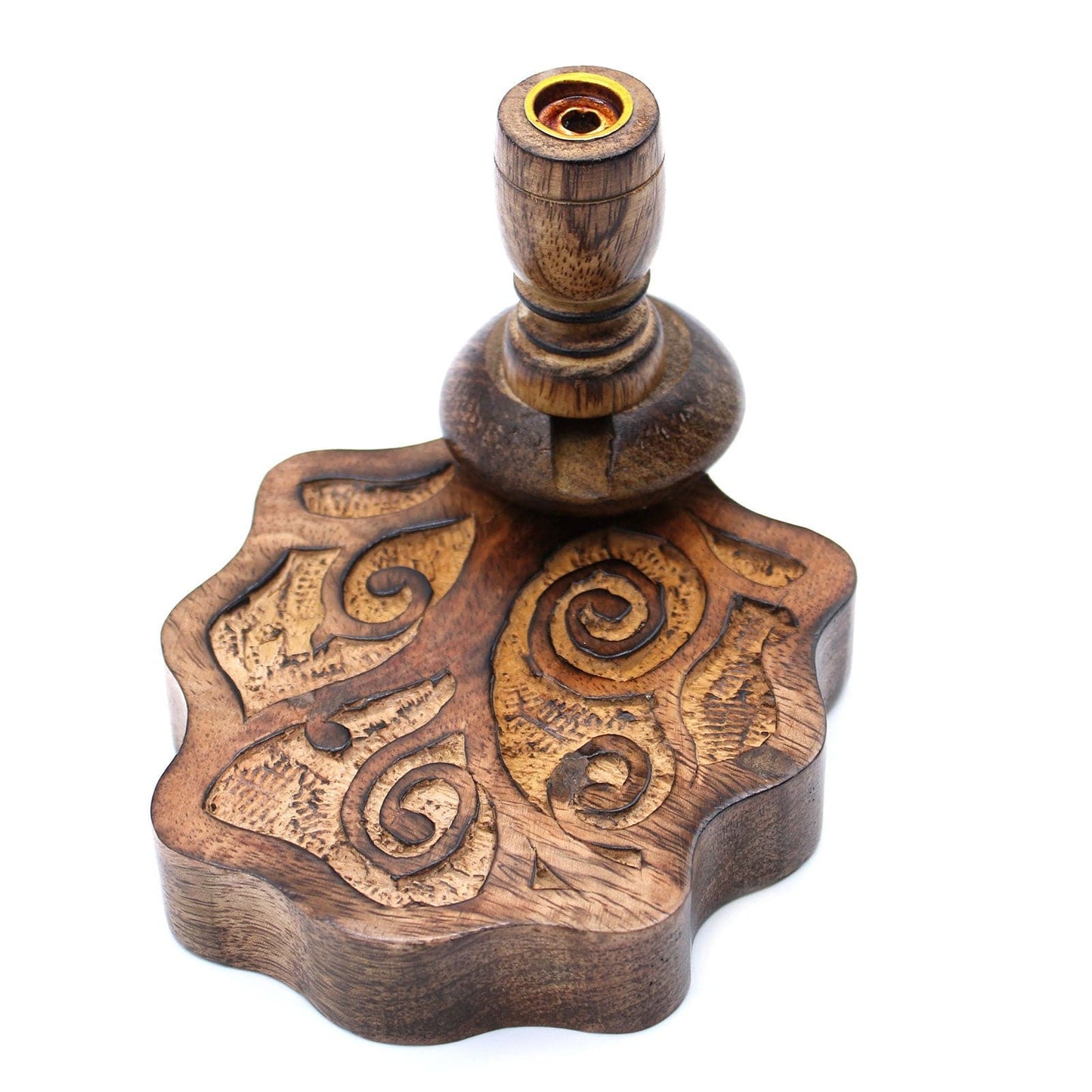 Bliss Sm Mango Wood Backflow Burner - Tree of Life