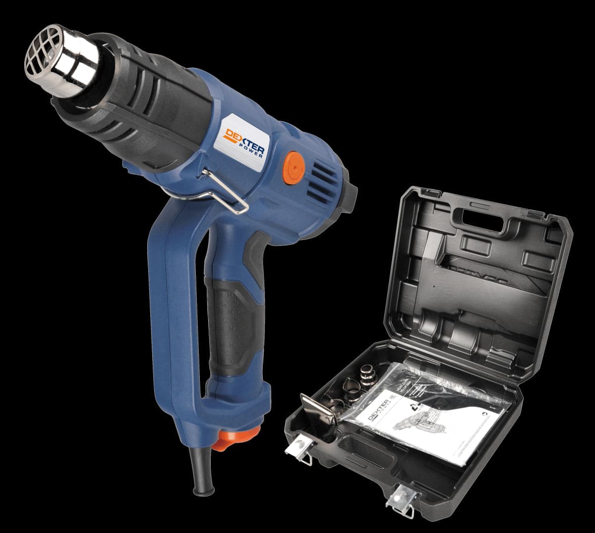 DEXTER POWER HEAT GUN 2000W 2 TEMPERATURE SETTINGS - Premium Heat/Paint Gun from Bricocenter - Just €46.99! Shop now at Maltashopper.com