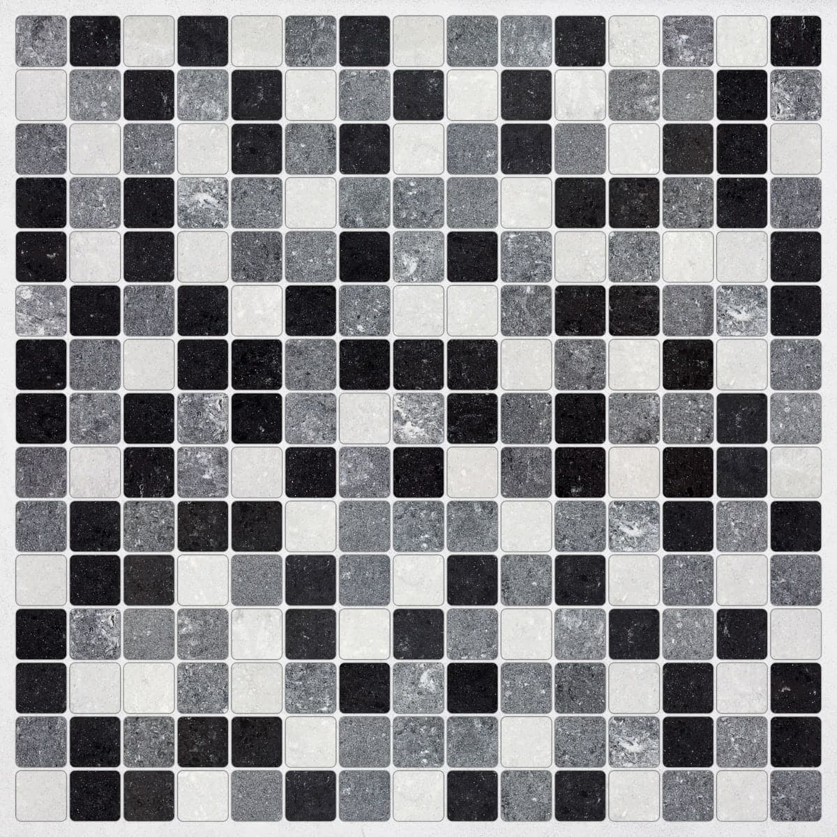 Bricocenter BLACK WHITE TILE STICKERS