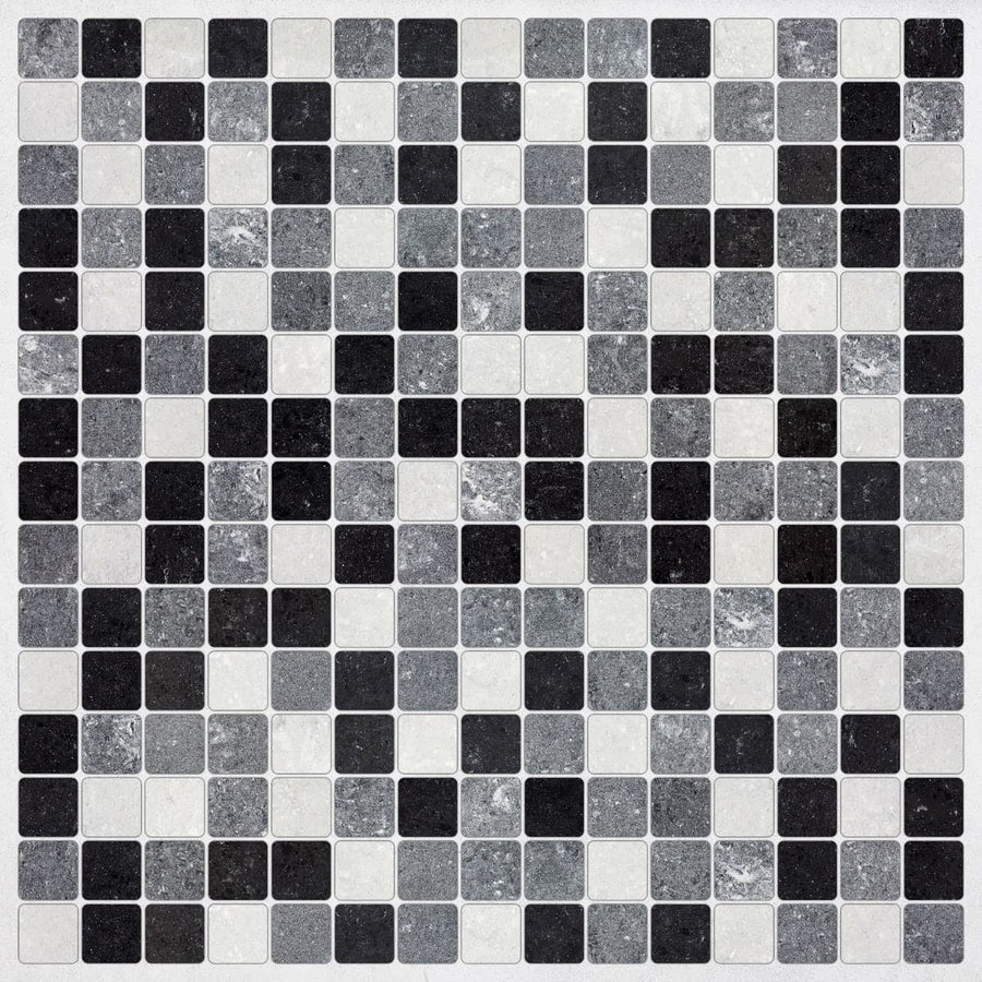 Bricocenter BLACK WHITE TILE STICKERS