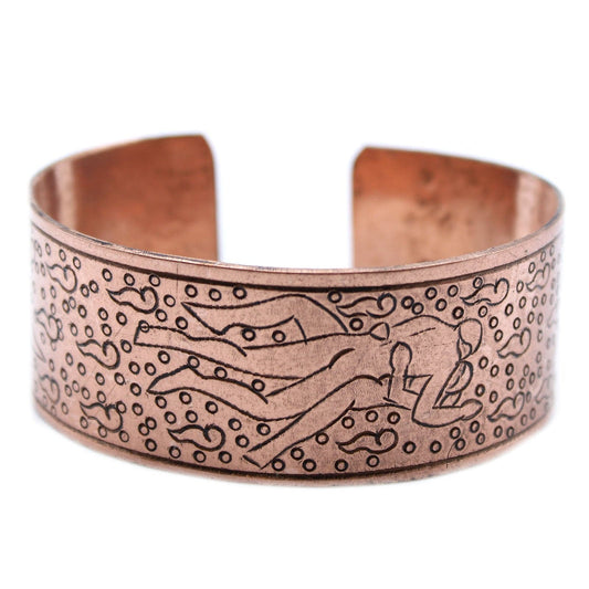 Copper Tibetan Bracelet - Kamasutra - best price from Maltashopper.com TMB-04