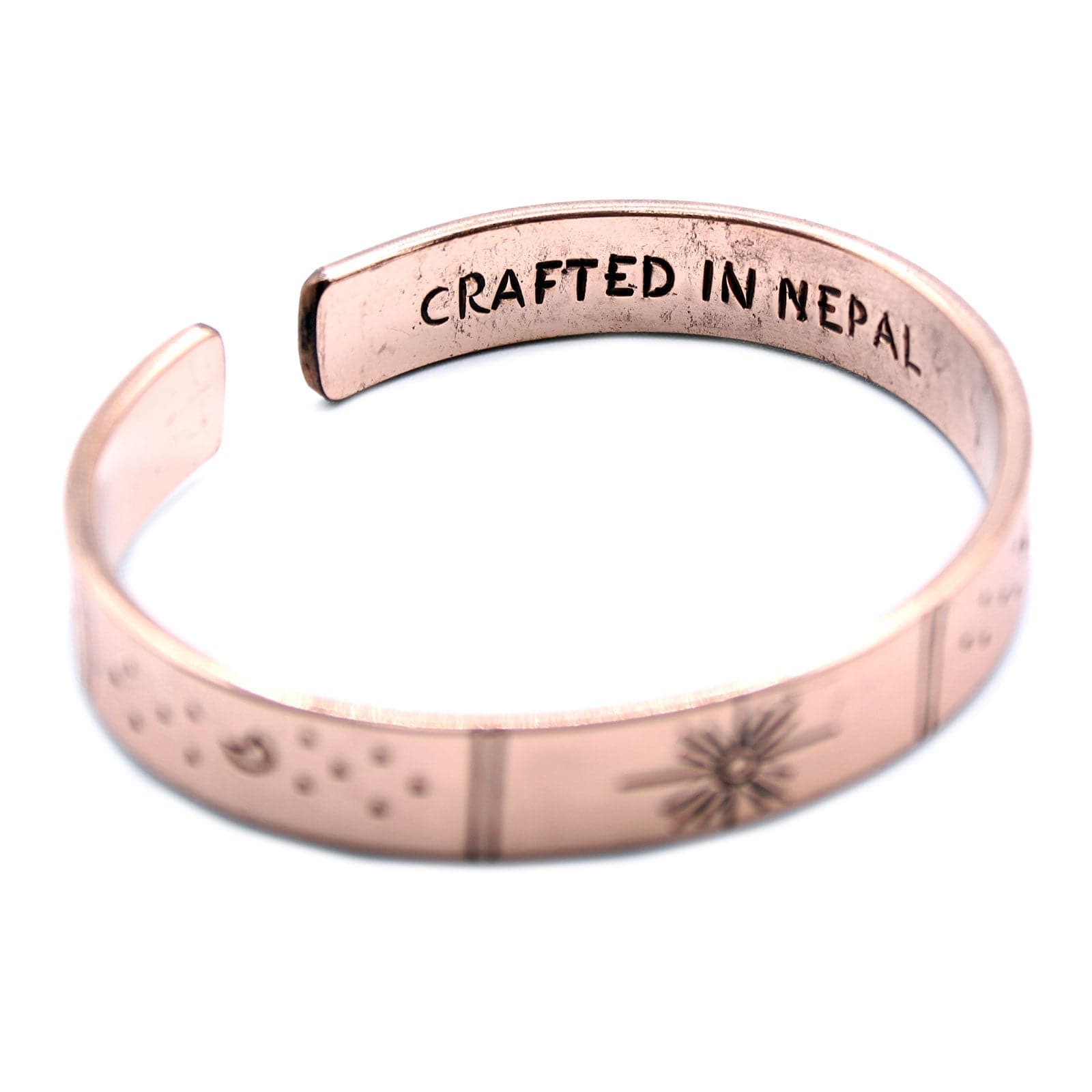 Inspiration Bracelet - Copper Snrise, Galaxy, Stars, Earth - best price from Maltashopper.com INSB-04