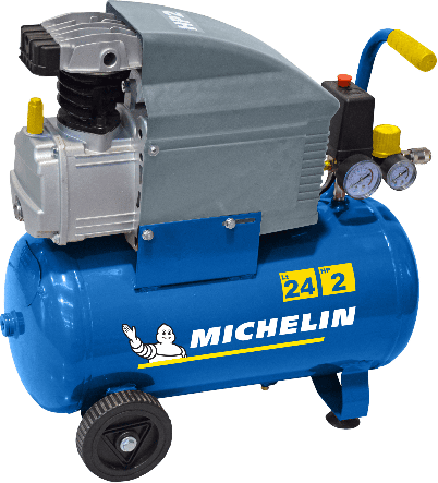 MICHELIN COMPRESSOR 24LT 2HP 8BAR OIL LUBRICATED - best price from Maltashopper.com BR400002737