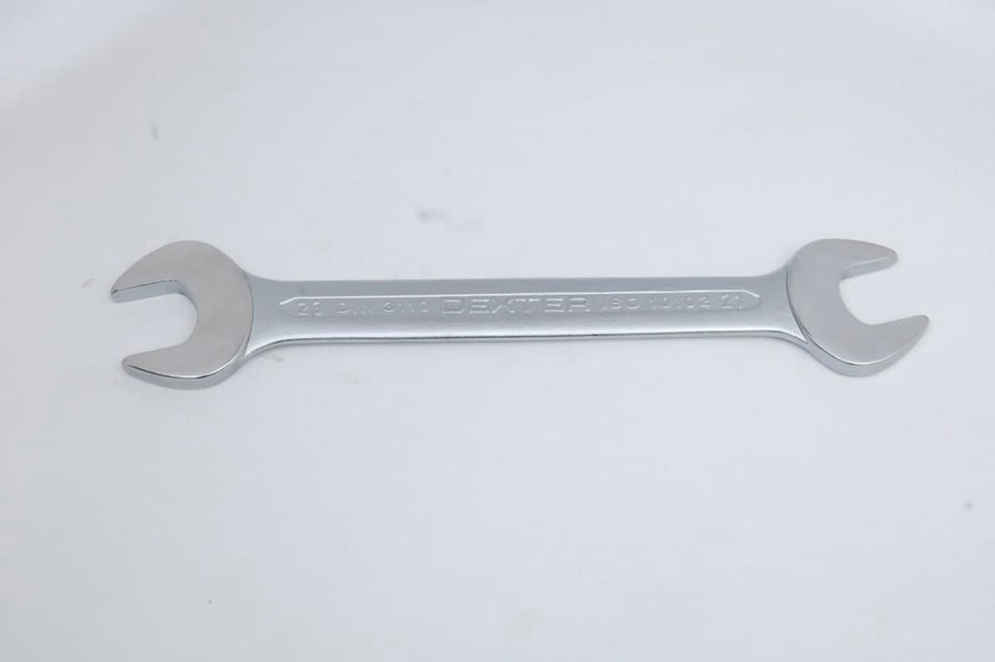 DEXTER FIXED SPANNER 21X23MM LENGTH 243MM CHROME VANADIUM