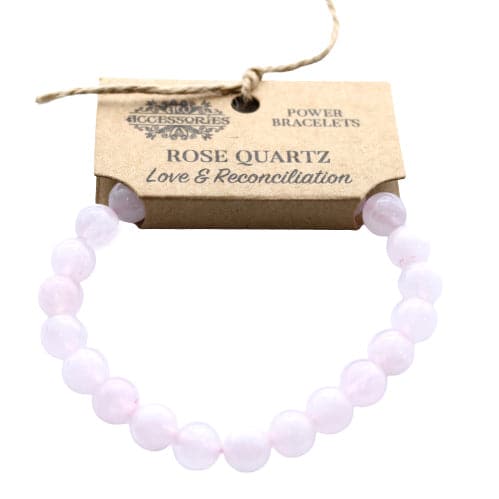 Power Bracelet - Rose Quartz - best price from Maltashopper.com AWPS-05