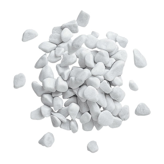 CARRARA WHITE PEBBLE 7/15 MM BAG OF 20 KG - best price from Maltashopper.com BR500008829