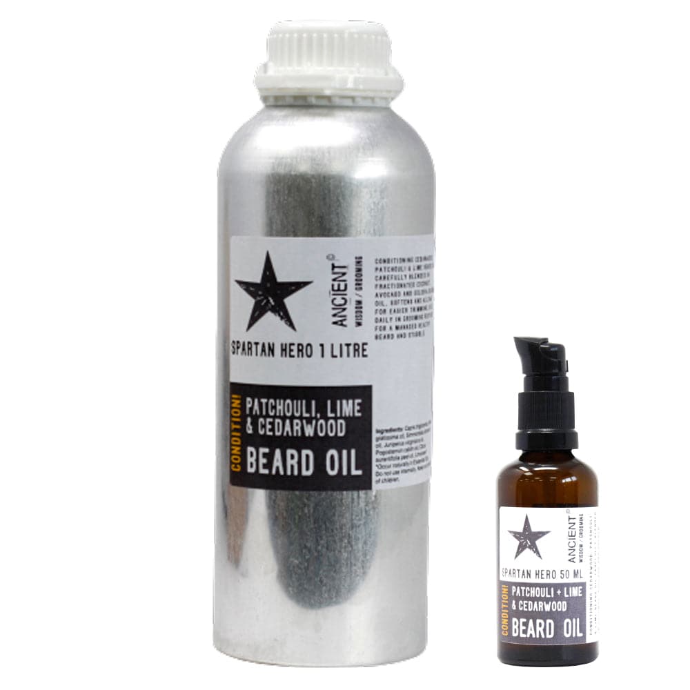 Bliss 1 Litre Beard Oil - Spartan Hero - Condition!