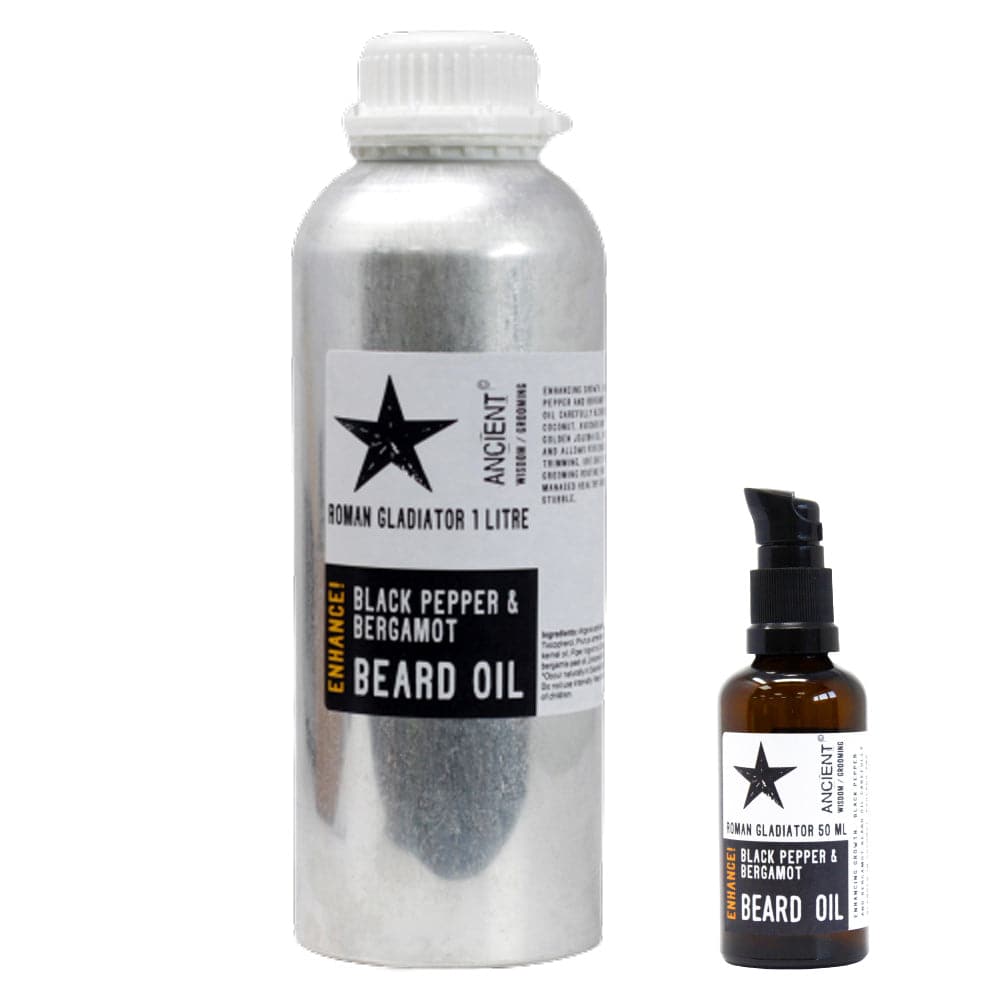 Bliss 1 Litre Beard Oil - Roman Gladiator - Enhance!