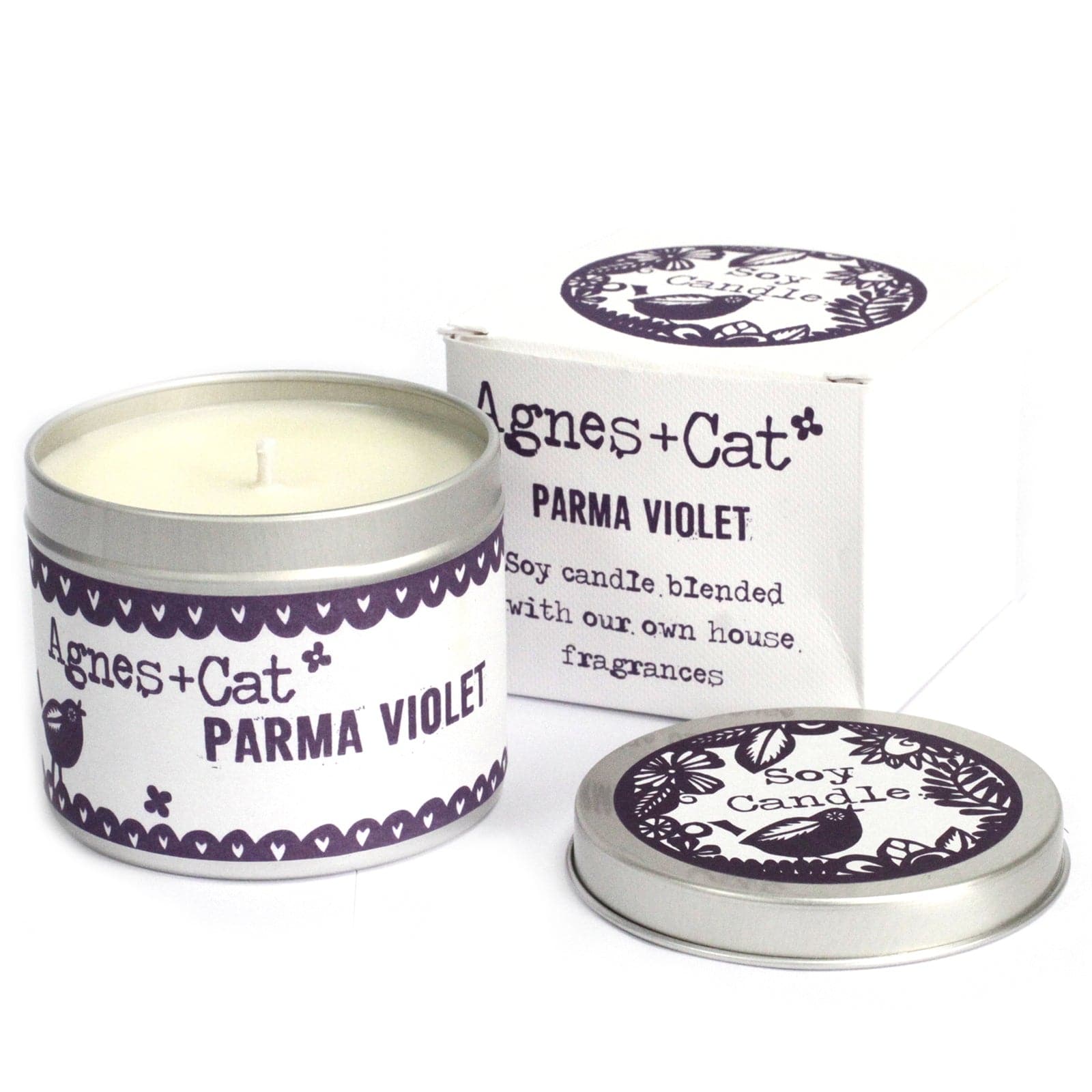 Tin Candle - Parma Violet - best price from Maltashopper.com ACTC-09