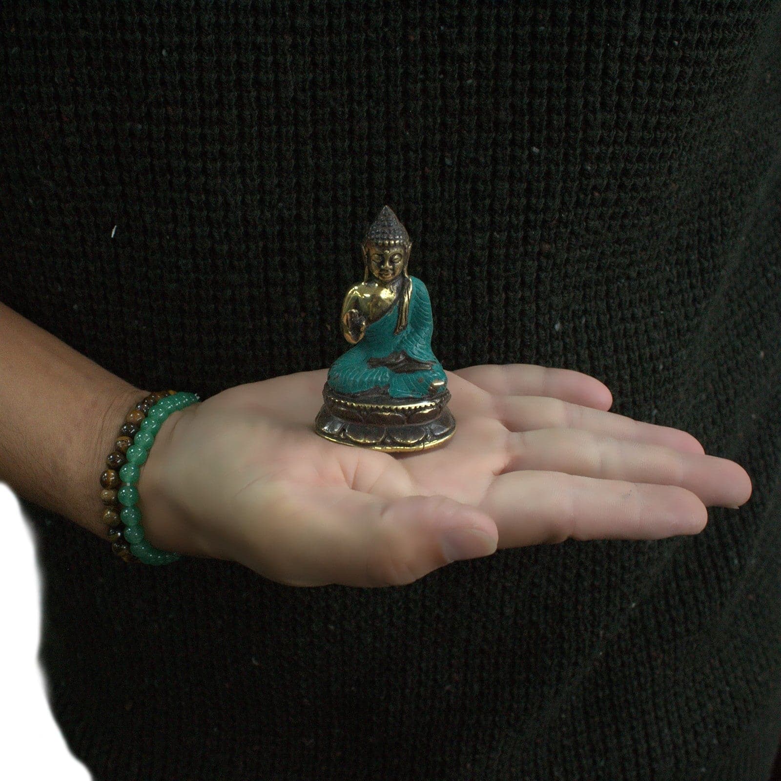 Mini Hand Up Sitting Buddha - best price from Maltashopper.com BFF-18