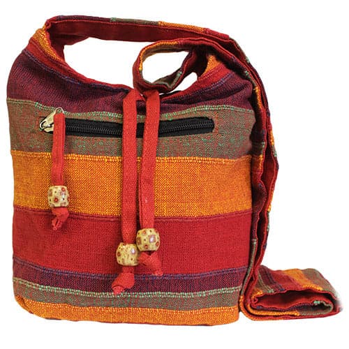 Nepal Sling Bag - Sunset Reds - best price from Maltashopper.com NSBAG-05