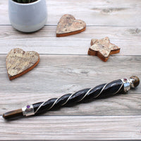 Twisted Healing Wand - Copper Tiger Eye Star - best price from Maltashopper.com HWAND-51