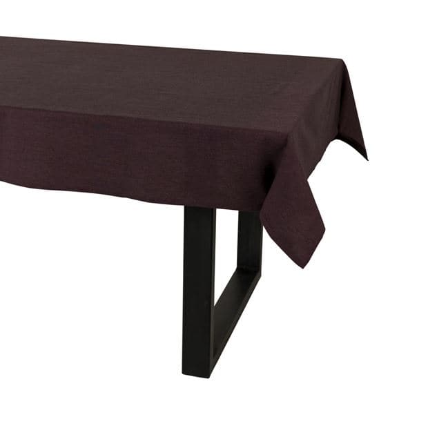 ORGANIC Dark purple tablecloth W 140 x L 200 cm - best price from Maltashopper.com CS616574