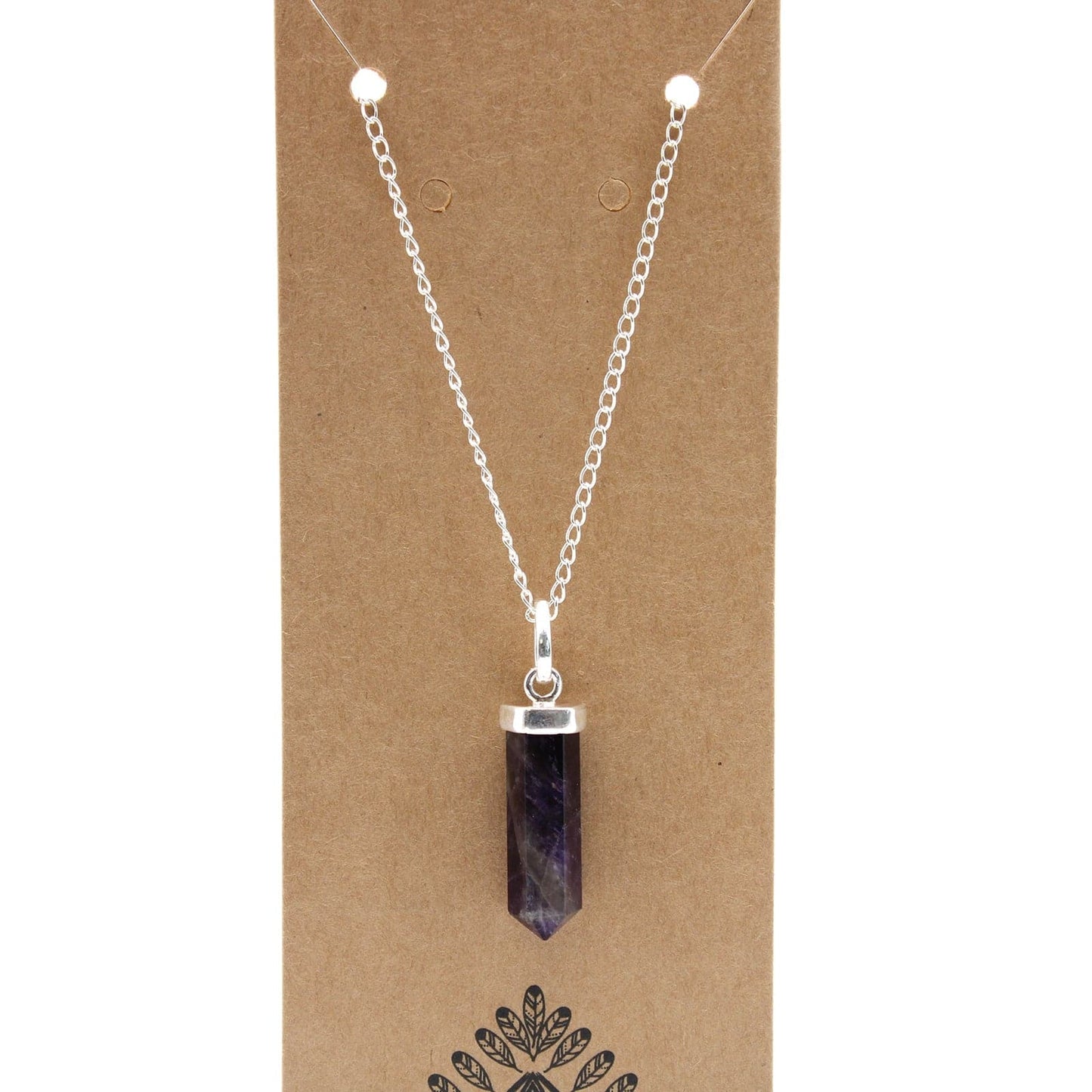 Gemstone Classic Point Pendant - Amethyst - best price from Maltashopper.com GPJ-03