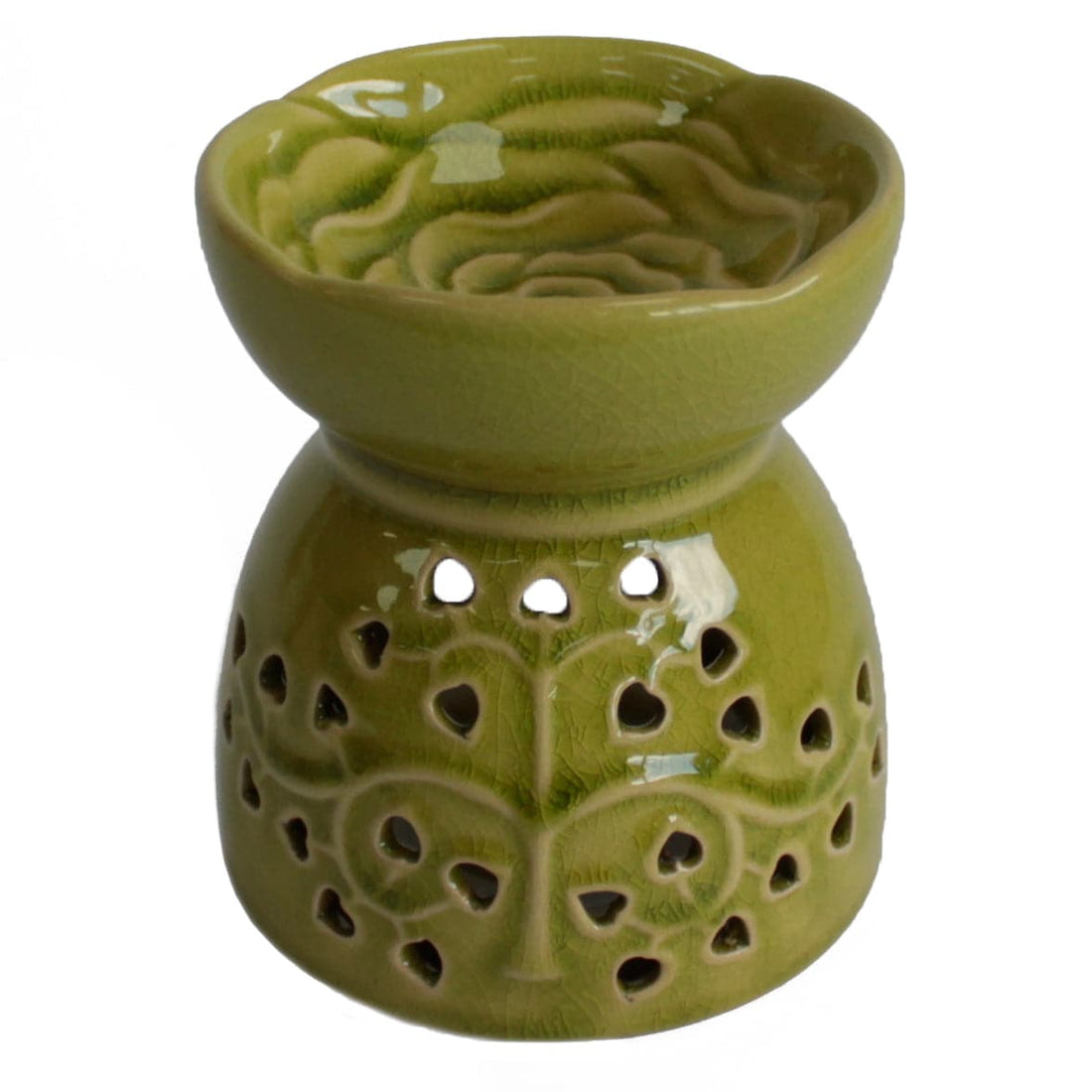 Tree of Life Oil Burner - Lime - best price from Maltashopper.com OBTOL-04