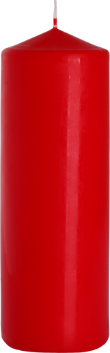 Pillar Candle 80x250mm - Red - best price from Maltashopper.com PC-18