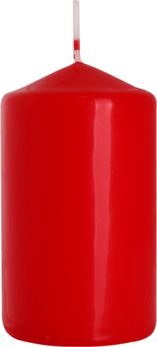 Bliss Pillar Candle 60x100mm - Red