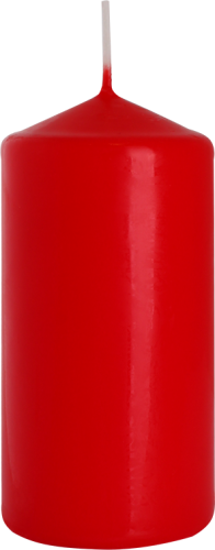 Pillar Candle 60x120mm - Red - best price from Maltashopper.com PC-12