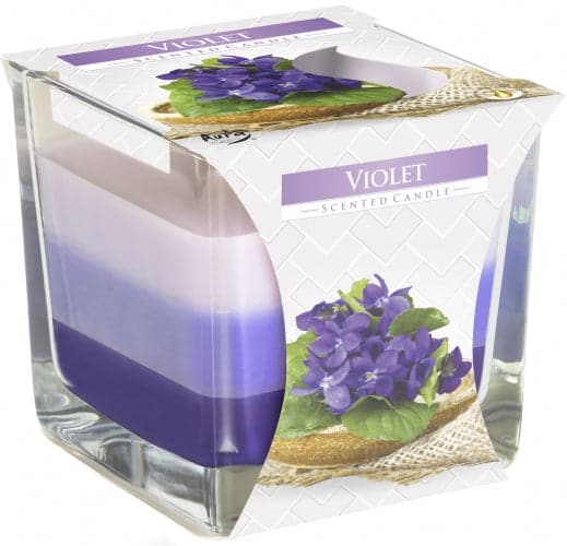 Rainbow Jar Candle - Violet - best price from Maltashopper.com RJC-02