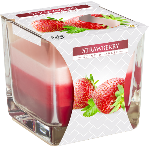 Rainbow Jar Candle - Strawberry - best price from Maltashopper.com RJC-06