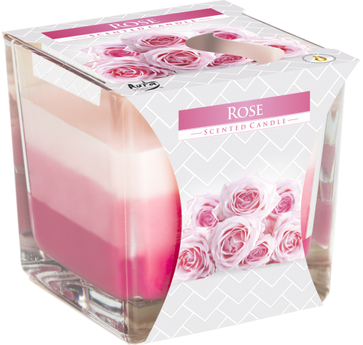 Rainbow Jar Candle - Rose - best price from Maltashopper.com RJC-07