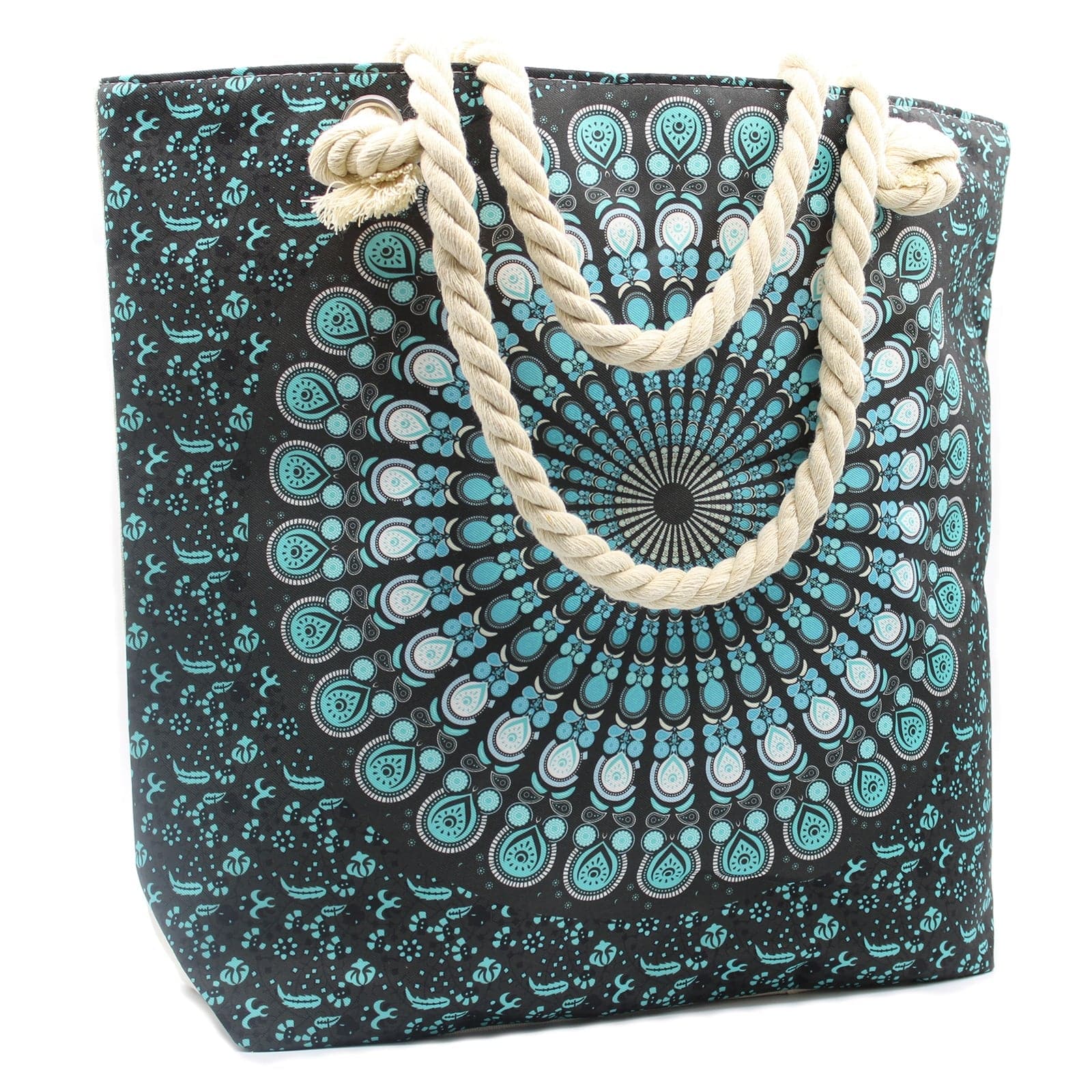 Rope Handle Mandela Bag - Deep Blue - best price from Maltashopper.com MAND-01