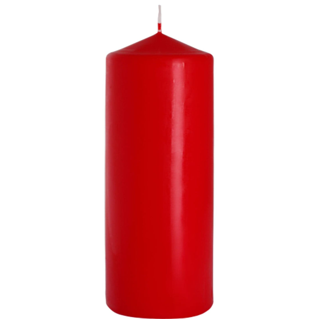 Single Pillar Candle 80x200mm - Red - best price from Maltashopper.com DSPC-16
